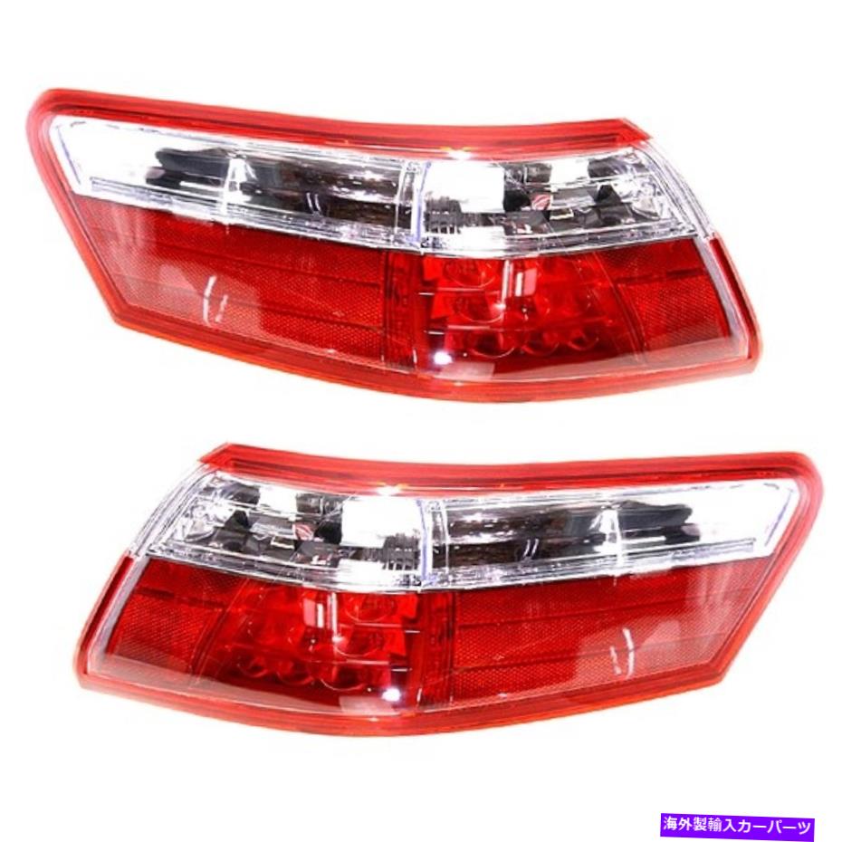 USテールライト 2007年から2009年の2009のLEDテールライトのセットTOYOTA CAMRYハイブリッドLH＆RHアウター Set of 2 LED Tail Light For 2007-2009 Toyota Camry Hybrid LH & RH Outer