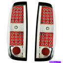 USテールライト 2005年から2011年の新しいクロムLEDテールライトセットNI2800170 NI2801170 New Chrome LED Tail Light Set For 2005-2011 Frontier NI2800170 NI2801170