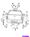 USテールライト 純正MOPARテールストップバックアップランプは55077347AFを残しました Genuine Mopar Tail Stop Backup Lamp Left 55077347AF