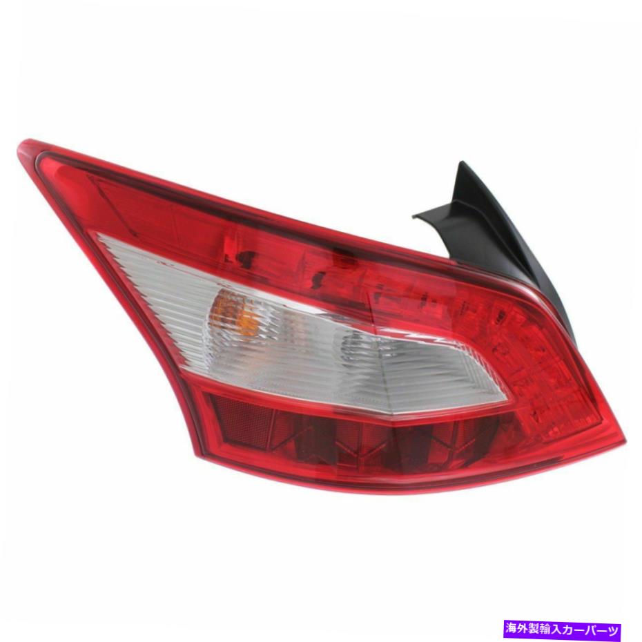 USテールライト 2009-2011日産マキシマのためのハロゲンテールライト左透明/赤レンズW /電球CAPA Halogen Tail Light For 2009-2011 Nissan Maxima Left Clear/Red Lens w/ Bulbs CAPA