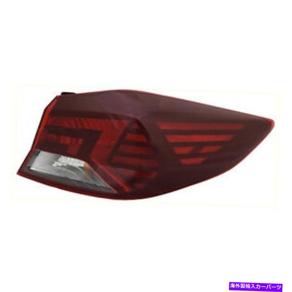 USơ饤 HY2805159򴹤ιҤγ¦Υơ饤ȥ֥19-20 Elantra˥եå HY2805159 New Replacement Passenger Outer Tail Light Assembly Fits 19-20 Elantra