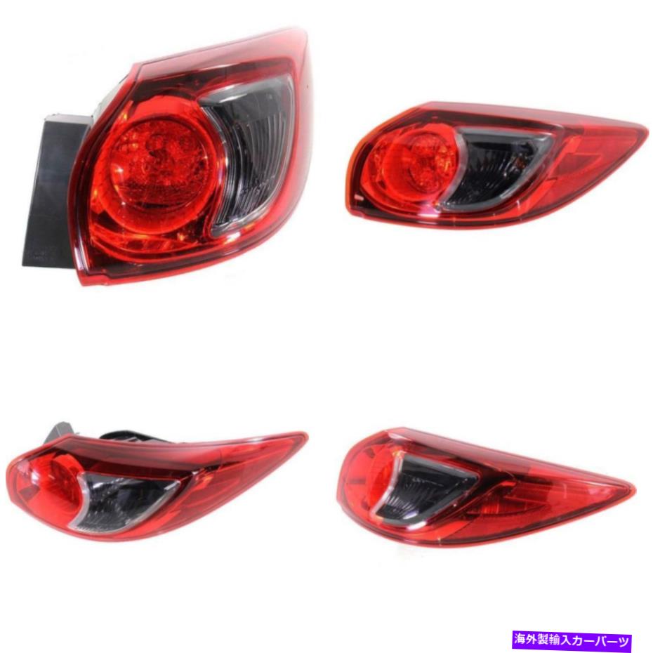 USテールライト 13-16 Mazda CX-5 Capa旅客側、アウター用MA2805111Cテールライト MA2805111C Tail Light for 13-16 Mazda CX-5 CAPA Passenger Side, Outer