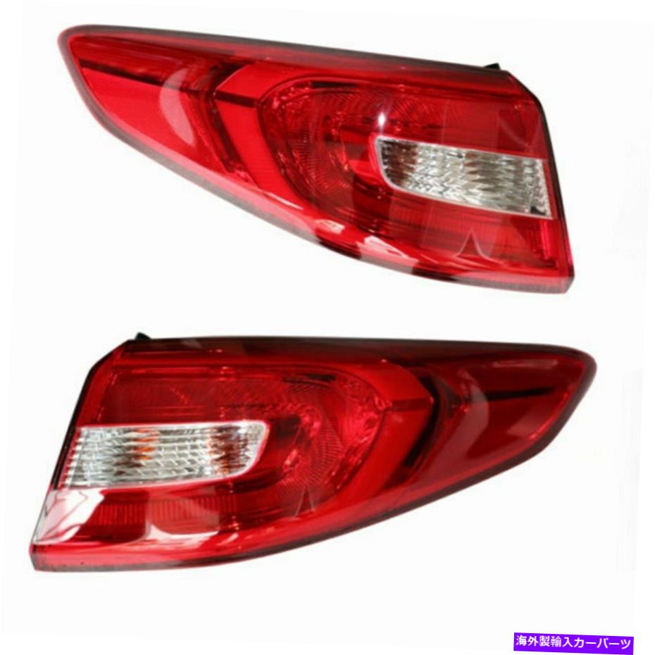 USテールライト 2015年2016年2017年2017年代代ソナタ2.0L 2.4Lリアテールライトブレーキランプペア For 2015 2016 2017 Hyundai Sonata 2.0L 2.4L Rear Tail Lights Brake Lamp Pair