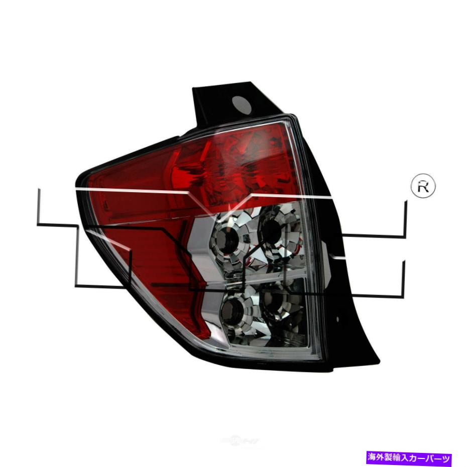 USテールライト テールライトアセンブリ - レギュラー左TYC 11-6338-01フィット09-13スバルフォールター Tail Light Assembly-Regular Left TYC 11-6338-01 fits 09-13 Subaru Forester