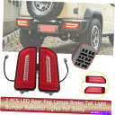 USテールライト 2個のLEDリアフォグランプブレーキテールライトバンパーリフレクターライト鈴木ジミー 2PCS LED Rear Fog Lamps Brake Tail Light Bumper Reflector Light For Suzuki Jimny