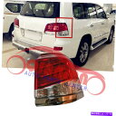 USテールライト レクサスLX570 2012-2015のための赤ホワイトのすぐ外のリアテールブレーキ信号の光 Rear Tail Brake Signal Light Right Outside Red White For LEXUS LX570 2012-2015(2)