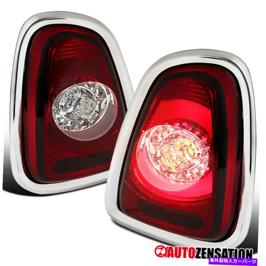 USテールライト 2011-2014ミニクーパーベースSレッドレンズLEDシグナルテールライトリアブレーキランプ For 2011-2014 Mini Cooper Base S Red Lens LED Signal Tail Lights Rear Brake Lamp