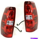 USテールライト 2007年から13のハロゲンテールライトセットChevy Avalanche Clear / Red W / Bulbs 2PCS CAPA Halogen Tail Light Set For 2007-13 Chevy Avalanche Clear/Red w/ Bulbs 2Pcs CAPA