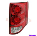 USテールライト 2011年 - 2019年のテールライトDodgeグランドキャラバン、助手席側、赤&クリアレンズ Tail Light for 2011-20...