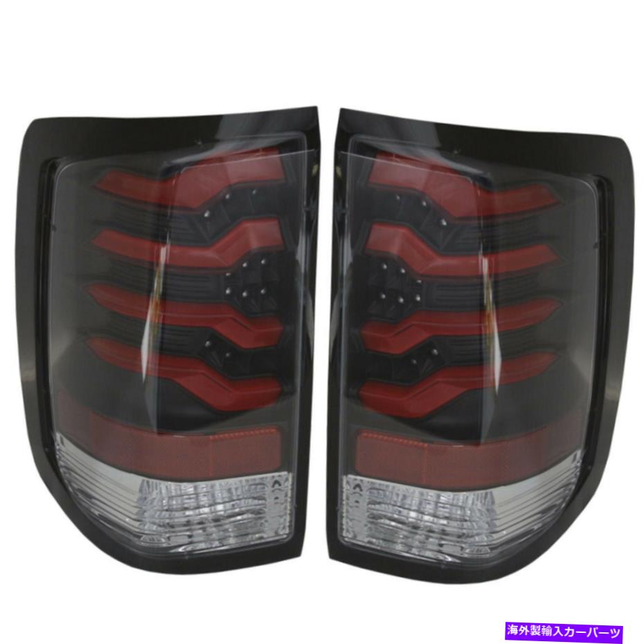 USテールライト 2014-2017 Chevy Silverado 1500 2500HDブラックレッドのためのLEDのテールライト LED ..