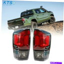 USテールライト 16-21トヨタタコマブレーキランプLH + RHペアのための黒ベゼルクリアレンズテールライト Black Bezel Clear Lens Tail Lights For 16-21 Toyota Tacoma Brake Lamp LH+RH Pair(2)
