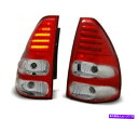 USテールライト トヨタランドクルーザーのテールライトLDTO10 120 2003 2004 2004 2005 2009レッドホワイトLED TAIL LIGHTS LDTO10 FOR TOYOTA LAND CRUISER 120 2003 2004 2005-2009 RED WHITE LED