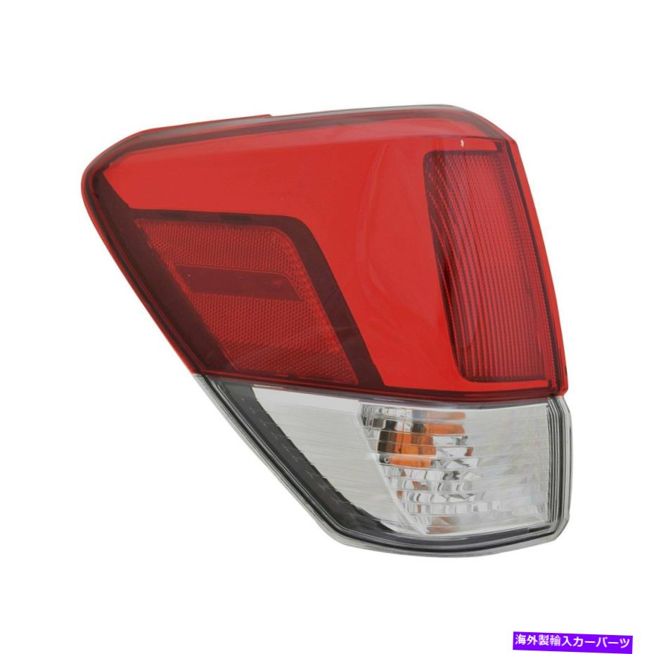 USテールライト Subaru Forester 19-20 TYC運転者側外部交換テールライト用 For Subaru Forester 19-20 TYC Driver Side Outer Replacement Tail Light