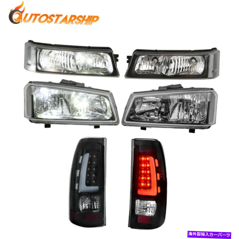 USテールライト ヘッドライト＆Taillightsアセンブリセット2003-2006シボレーSilverado LH＆RH Headlig..