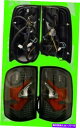 USテールライト GMCシエラ07-09テールライトLEDカーボンファイバーペア GMC SIERRA 07-09 TAIL LIGHT LED CARBON ...