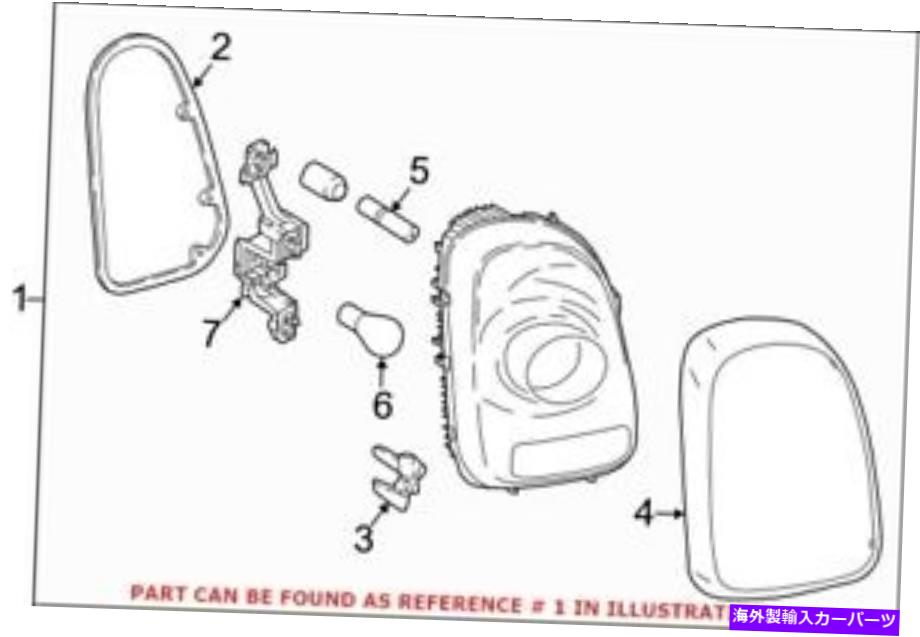 USテールライト ミニ63219477159のための本物のOEMテールライトアセンブリ Genuine OEM Tail Light Assembly for Mini 63219477159