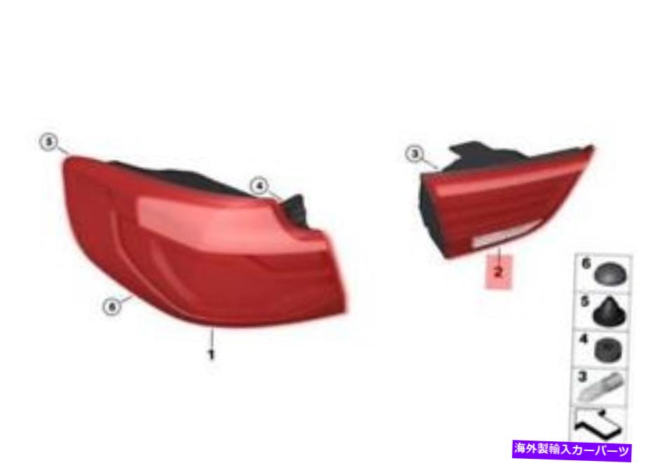 USテールライト 幹の蓋の純正BMW F34N Gran Turismo Rear Light左OEM 63217417475 Genuine BMW F34N Gran Turismo Rear Light In Trunk Lid Left OEM 63217417475