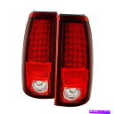 USテールライト Spyder Alt YD CS03 LED RCペア赤/クリアLEDテールライト用Silverado / Sierra SPYDER ALT YD CS03 LED RC Pair Red/Clear LED Tail Lights for Silverado/Sierra(2)