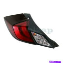 USテールライト 16-19市民クーペの外側のTaillight Taillampリアブレーキライトランプの運転側 For 16-19 Civic Coupe Outer Taillight Taillamp Rear Brake Light Lamp Driver Side