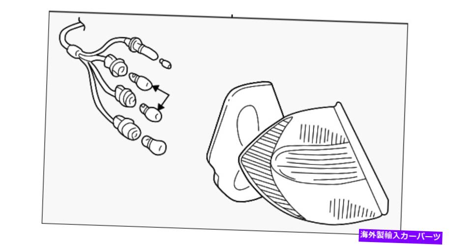 USテールライト 本物のトヨタコンボランプアセンブリ81550-AA050 Genuine Toyota Combo Lamp Assembly 81550-AA050