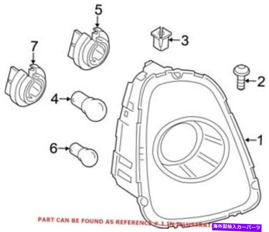 USテールライト Mini 63217255913のための本物のOEM左テールライト Genuine OEM Left Tail Light for Mini 63217255913