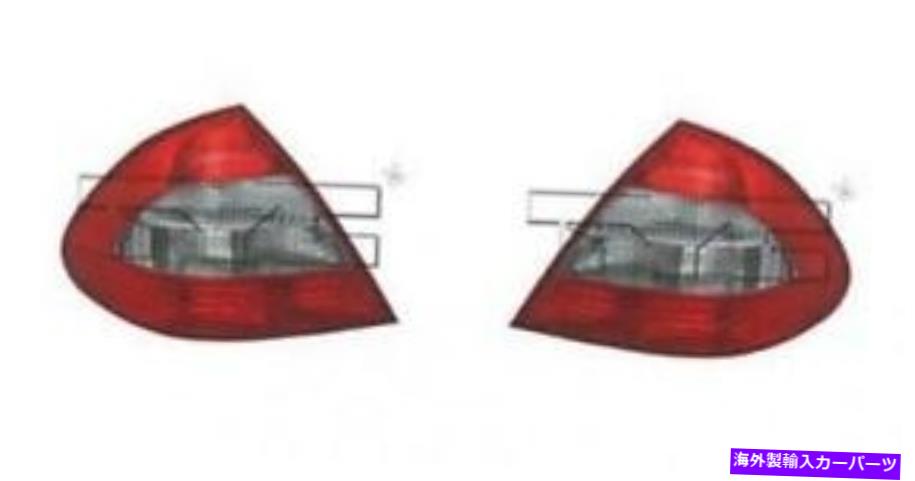 USテールライト 2007年 - 2009年のメルセデスベンツE350リアテールライトアセンブリ SIDE/PAIR for 2007 - 2009 Mercedes Benz E350 Rear Tail Light Assembly