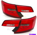 USテールライト トヨタカムリ2012-2014テールライトレッドカーLEDブレーキ後部クリアランプ1ペア For Toyota Camry 2012-2014...