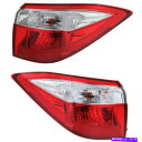 USテールライト 2804118C TO2805118Cペアの左右の2テールライトランプのセット Set of 2 Tail Lights Lamps Left-and-Right Outside TO2804118C, TO2805118C Pair