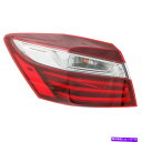 USテールライト 2016-2017 Honda Accord LX Sedan LHの外側のボディマウントCAPAのためのLEDテールライト LED Tail...