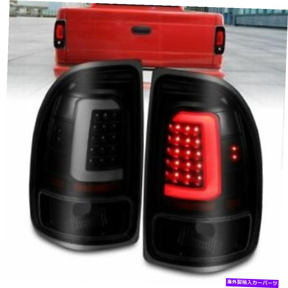 USテールライト Anzo 311348テールライトアセンブリ。導いた;スモークレンズ;ブラックハウジング2PC新品 Anzo 311348 Tail Light Assembly; LED; Smoke Lens; Black Housing 2pc NEW