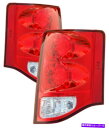 USテールライト 2011年2012年のダッジグランドキャラバンテールライトペアセット For 2011 2012 2013 Dodge Grand Carav...
