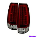 USテールライト スパイダーオートALT-YD-CAV07-LED-RC赤クリアLEDテールライト Spyder Auto ALT-YD-CAV07-LED-R...