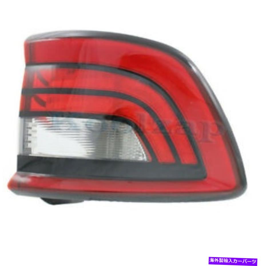 USテールライト 14-19 DURANGO外側Taillight TaillampリアブレーキライトランプW /電球右側 14-19 Durango Outer Taillight Taillamp Rear Brake Light Lamp w/Bulb Right Side