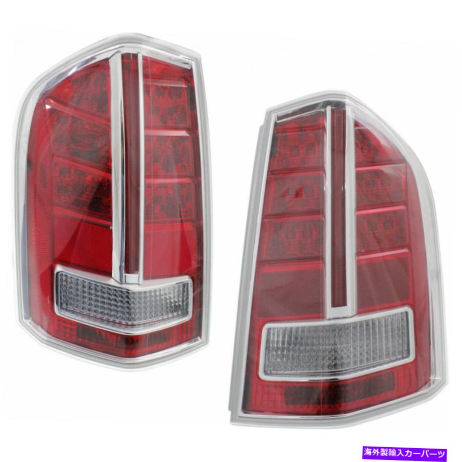 USテールライト Chrysler 300テールライト2011年2012ペアRHとLHサイドクロームドットCH2800200 Fits Chrysler 300 Tail Light 2011 2012 Pair RH and LH Side Chrome DOT CH2800200