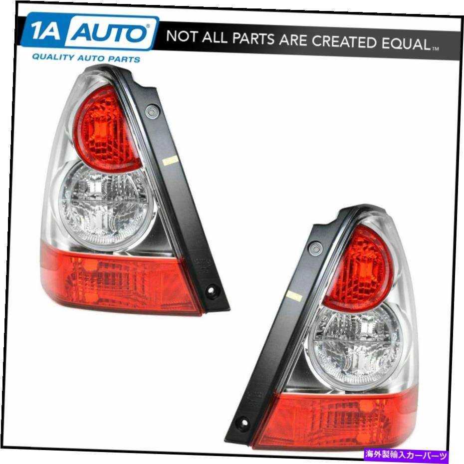 USテールライト Taillights Taillampsリアブレーキライト左右ペアセット06-08フェスター Taillights Taillamps Rear Brake Lights Left & Right Pair Set for 06-08 Forester 1