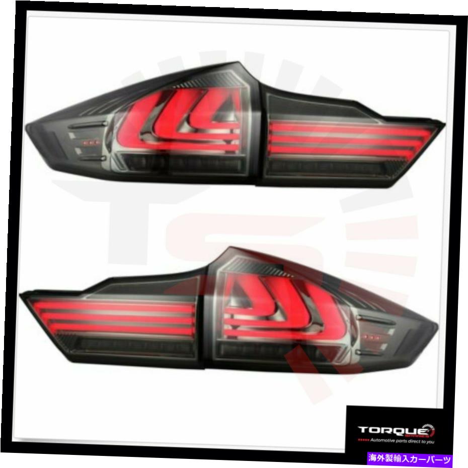 USテールライト LEDテールライトスモークスーツホンダシティGM6 LED Tail Lights Smoke Suits Honda City GM6