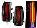 USテールライト 2015-2019 Chevy Suburban Tahoe Suv LS LT LTZ全LEDテールライトブラックRH + LH 2015-2019 Chevy Suburban Tahoe SUV LS LT LTZ Full LED Tail Lights Black RH + LH(2)