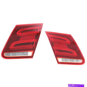 USテールライト メルセデスベンツE350テールライト2014ペアRHとLHサイドインナー（ドット） Fits Mercedes-Benz E350 Tail Light 2014 Pair RH and LH Side Inner (DOT)