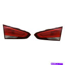 USテールライト Kia Forte Inner Tail Light 2017 2018ペアRHとLHセダンハロゲンKI2802130 For Kia Forte Inner Tail Light 2017 2018 Pair RH and LH Sedan Halogen KI2802130