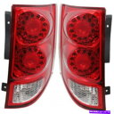 USテールライト Dodge Grand Caravan Tail Light 2011-2019 LHとRHペアの赤/クリアレンズCAPA For Dodge...