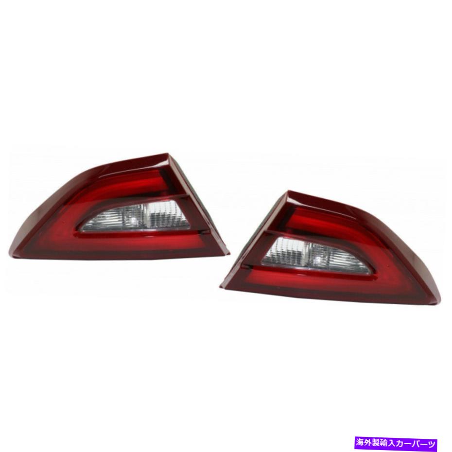 USテールライト 日産マキシマインナーテールライト2016-2018 LHおよびRHペア/セットカーパNI2802105 For Nissan Maxima Inner Tail Light 2016-2018 LH and RH Pair/Set CAPA | NI2802105