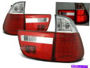 USテールライト BMWのテールライトX5 E53 99-03赤ホワイトLED CA LDBM21 Xino CA Tail Lights for BMW X5...