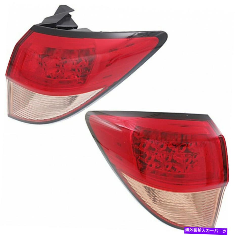 USテールライト 2016年17 2018ホンダHR - Vテールライトペアサイドカーパ Fits 2016 17 2018 Honda HR - V Tail Light Pair Side CAPA