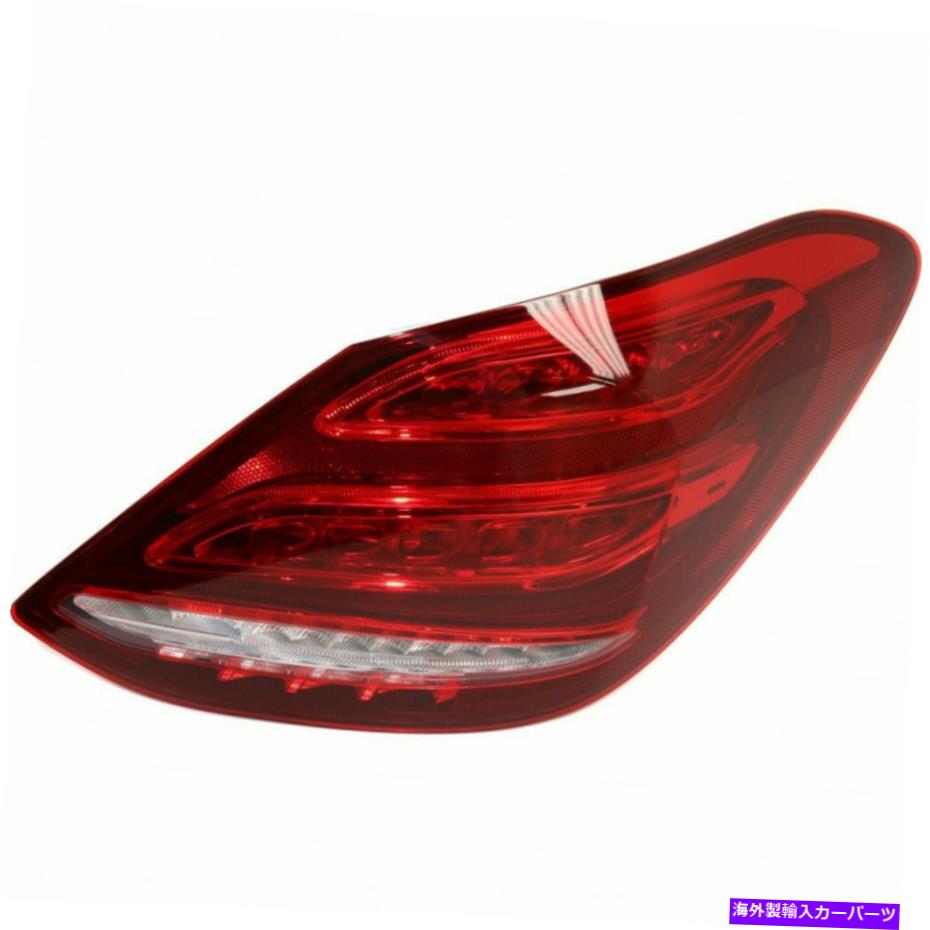 USテールライト Mercedes-Benz C450 AMGテールライト2016の旅客サイドLEDセダンカーパ For Mercedes-Benz C450 AMG Tail Light 2016 Passenger Side LED Sedan CAPA