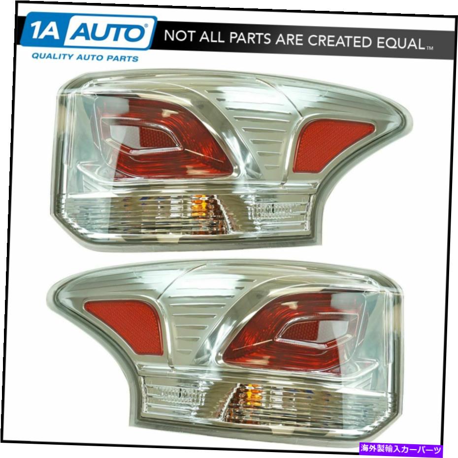 USテールライト アウトランダーのための2つのペアの外側のパネルの取り付けテールライトランプLH RHセット Outer Quarter Panel Mounted Tail Light Lamp LH RH Set of 2 Pair for Outlander