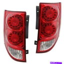 USテールライト 2011-2015のDodge Grand Caravanドライバー&助手席側のペアテールライト Pair Tail Light for 20...