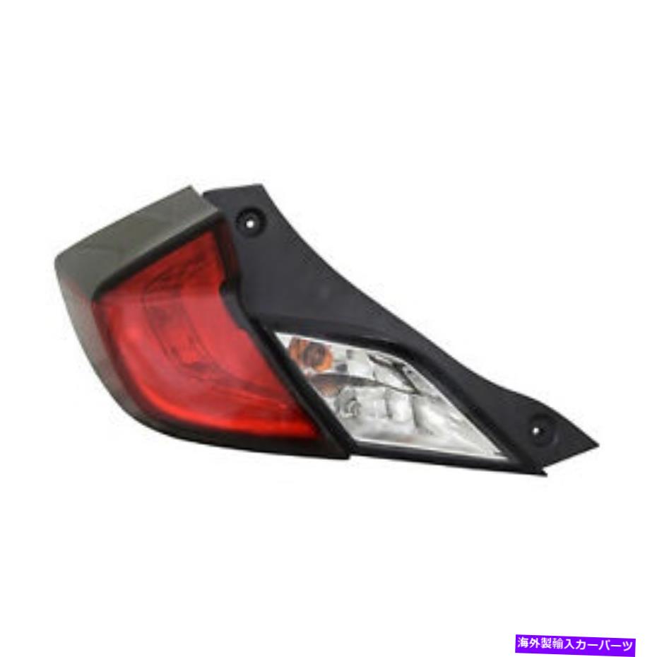 USơ饤 HO2800191OEOEMɥ饤С¦ơ饤ȥ֥2016-2018ۥӥåեå HO2800191OE New OEM Driver Outer Tail Light Assembly Fits 2016-2018 Honda Civic