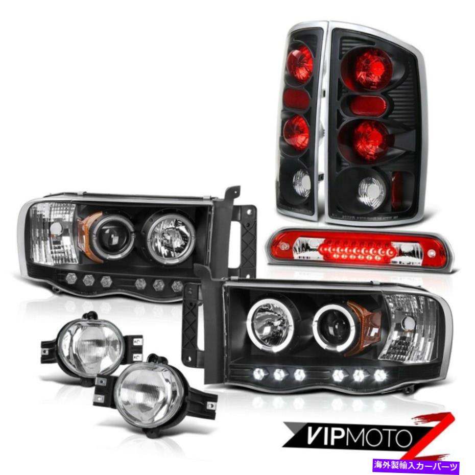 USơ饤 2002-2005 RAM SRT-10 LEDإåɥ饤ȥơ֥졼饤ȥꥹե磻3 2002-2005 Ram SRT-10 LED Headlights Tail Brake Lights Crystal Fog Wine Red Third