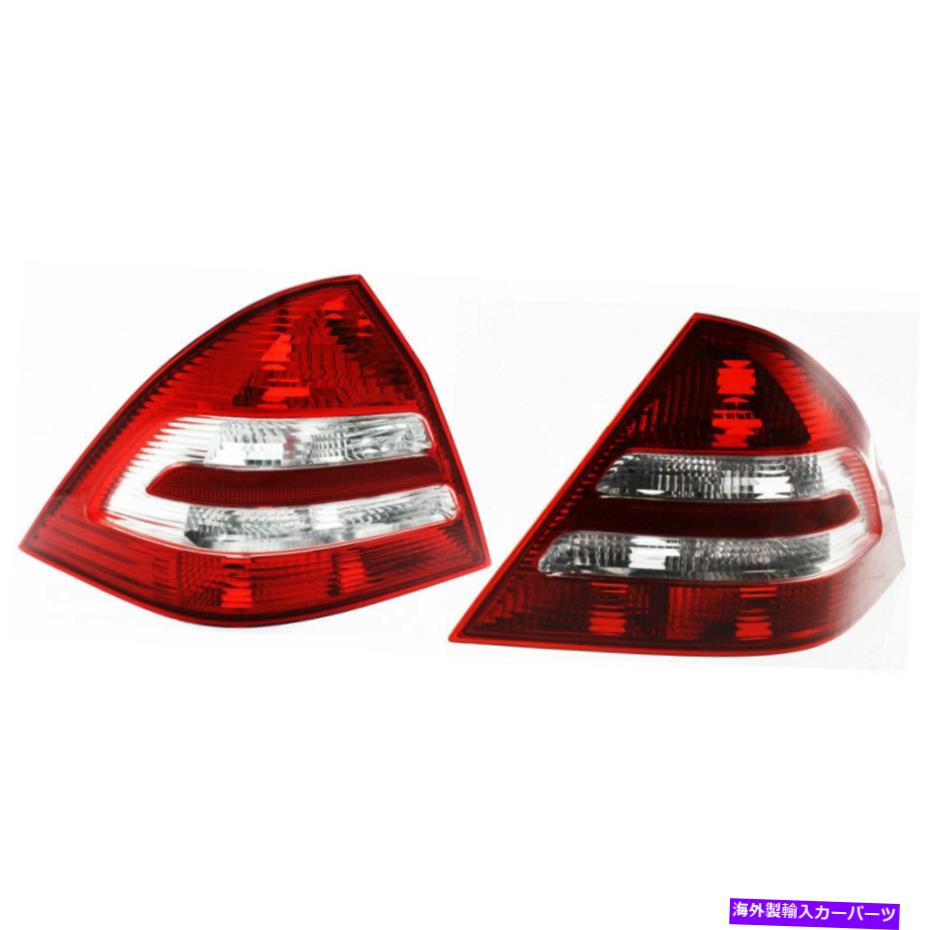 USテールライト Mercedes-Benz C55 AMGテールライトアセンブリ2005 2006 LHとRHペア/セットセダン For Mercedes-Benz C55 AMG Tail Light Assembly 2005 2006 LH and RH Pair/Set Sedan