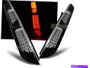 USテールライト フォードフォーカスのテールライトMK2 II 2 C307 04-08 HBブラックLED CA LDFO26 Xino CA Tail Li...